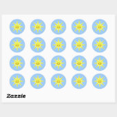 Afdichtingen van zonneschermen ronde sticker (Vel)