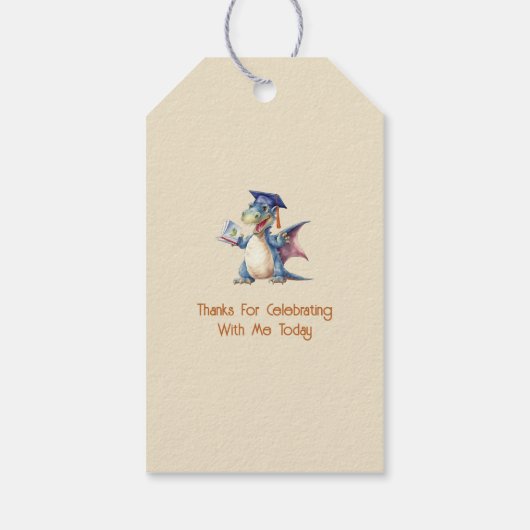 Afdichtingen voor geschenken van afgestudeerden aa cadeaulabel (Achterkant)