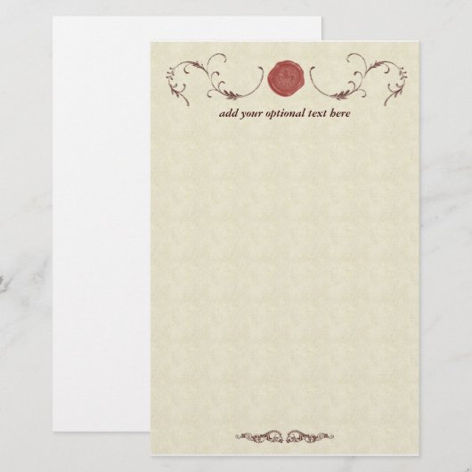 afdichtingsartikelen briefpapier (Voorkant / Achterkant)