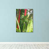 Afdichtingspalm Canvas Afdruk (Insitu (Houten vloer))