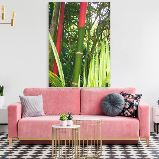 Afdichtingspalm Canvas Afdruk (Insitu (Woonkamer))