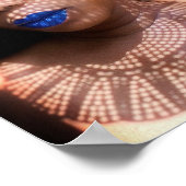 Afdruk Afrikaanse Amerikaanse Shadow Tribal Poster (Hoek)