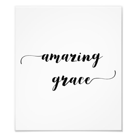 Afdruk 'Amazing Grace' (Voorkant)
