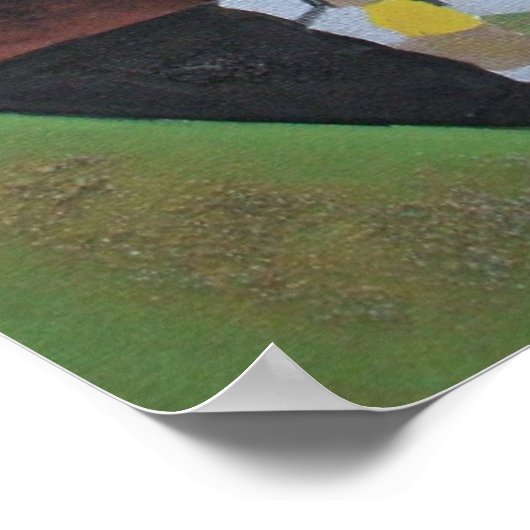 Afdruk "Ananas" Poster (Hoek)