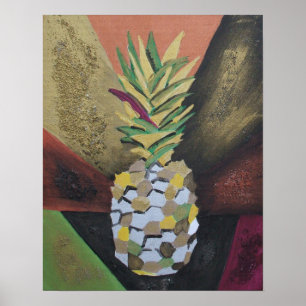 Afdruk "Ananas" Poster