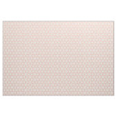 Afdruk Antiek kant - wit en perzik Stof (Yard (91,4 cm))