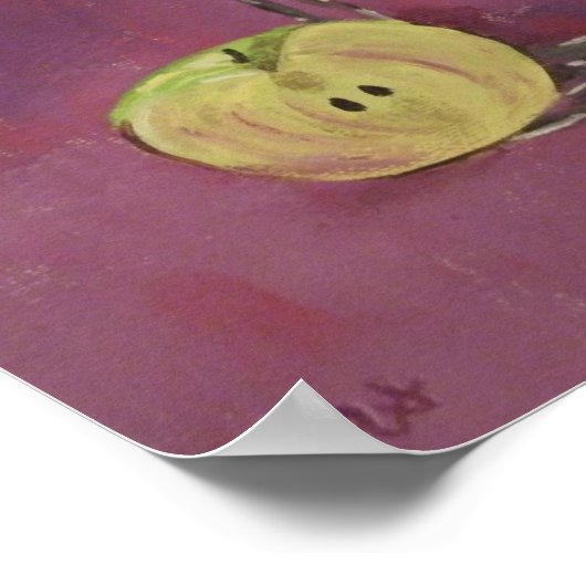 Afdruk "Appletini" Poster (Hoek)