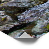 Afdruk Bergbestrantstroom Poster (Hoek)