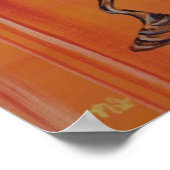 Afdruk "Bluetini" Poster (Hoek)