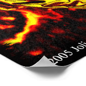 Afdruk brandspionage poster (Hoek)