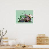 Afdruk buiten de grenzen poster (Keuken)