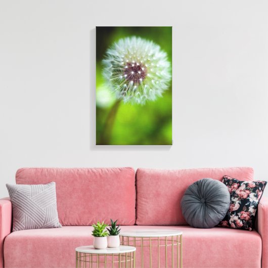 Afdruk Dandelion Canvas (Insitu (Woonkamer))