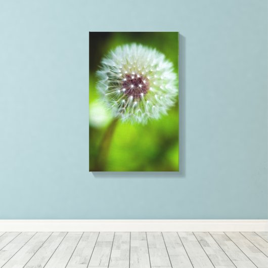Afdruk Dandelion Canvas (Insitu (Houten vloer))