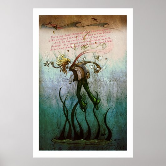 Afdruk 'Dood van de Shelley' Poster (Voorkant)