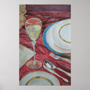 Afdruk "Exclusief banket" Poster