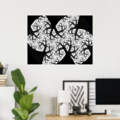 Afdruk gehakt bos poster (Thuiskantoor)