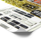Afdruk 'het oude aangepaste huis' poster (Hoek)