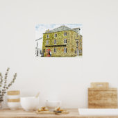 Afdruk 'het oude aangepaste huis' poster (Keuken)