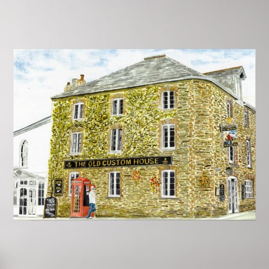 Afdruk 'het oude aangepaste huis' poster (Voorkant)