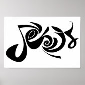 Afdruk "Jezus" Poster (Voorkant)