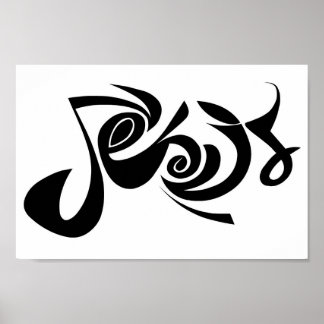 Afdruk "Jezus" Poster