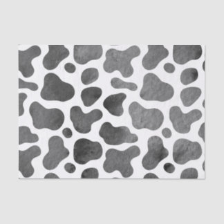 Afdruk Koe waterverf Cadeauverpakking Tissuepapier