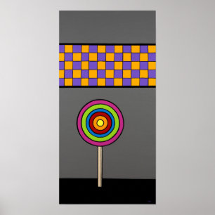 Afdruk "Lolli Pop" Poster