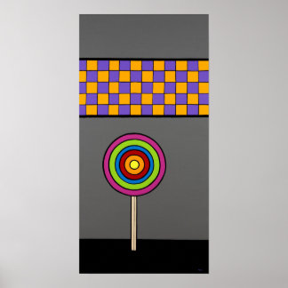 Afdruk "Lolli Pop" Poster