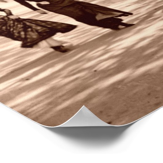 Afdruk New York 1900 Poster (Hoek)