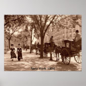 Afdruk New York 1900 Poster (Voorkant)