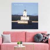 Afdruk Noord-Manitou Shoal Light-canvas Canvas Afdruk (Insitu (Woonkamer))