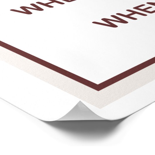 Afdruk of poster van gezinsregels (Hoek)