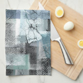 Afdruk op de romp. theedoek (Quarter Fold)