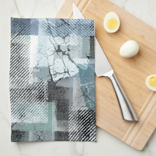 Afdruk op de romp. theedoek (Quarter Fold)