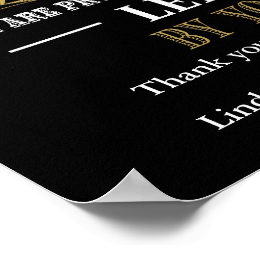 Afdruk op persoonlijk Poster op feestdag (Hoek)