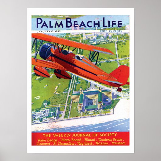 Afdruk Palm Beach Life #1 Poster (Voorkant)