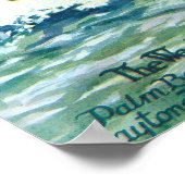 Afdruk Palm Beach Life #2 Poster (Hoek)