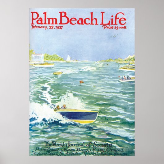 Afdruk Palm Beach Life #2 Poster (Voorkant)