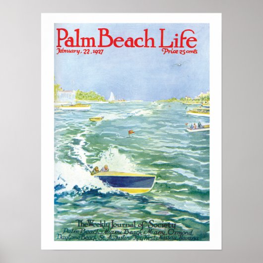Afdruk Palm Beach Life #2 Poster (Voorkant)