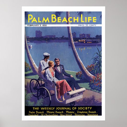 Afdruk Palm Beach Life #4 Poster (Voorkant)