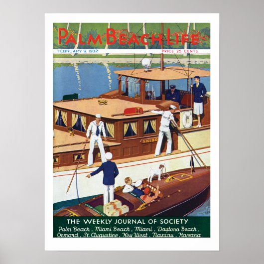 Afdruk Palm Beach Life #6 Poster (Voorkant)