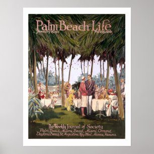 Afdruk Palm Beach Life #7 Poster