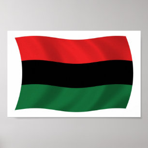 Afdruk Pan African (UNIA) Flag Poster