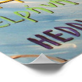 Afdruk 'Peace Language - Version 2' (SSS) Poster (Hoek)