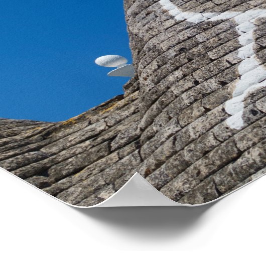 Afdruk poster dakdak Trulli (Hoek)