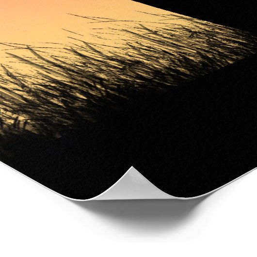 Afdruk Poster 's middags voor gehakt huis (Hoek)