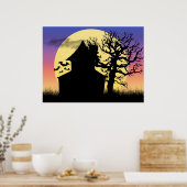 Afdruk Poster 's middags voor gehakt huis (Keuken)