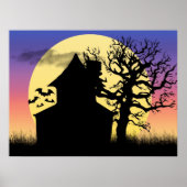 Afdruk Poster 's middags voor gehakt huis (Voorkant)