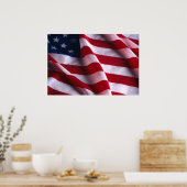 Afdruk Poster Verenigde Staten vlag (Keuken)