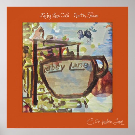 Afdruk Rand achter Austin Kerby Lane Poster (Voorkant)